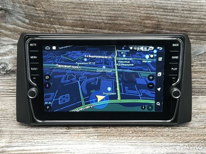 Магнитола UAZ Patriot 2/32GB 8 ядер, 4G модем