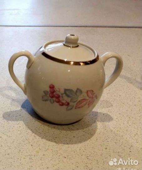 Посуда СССР, сахарница, чайник