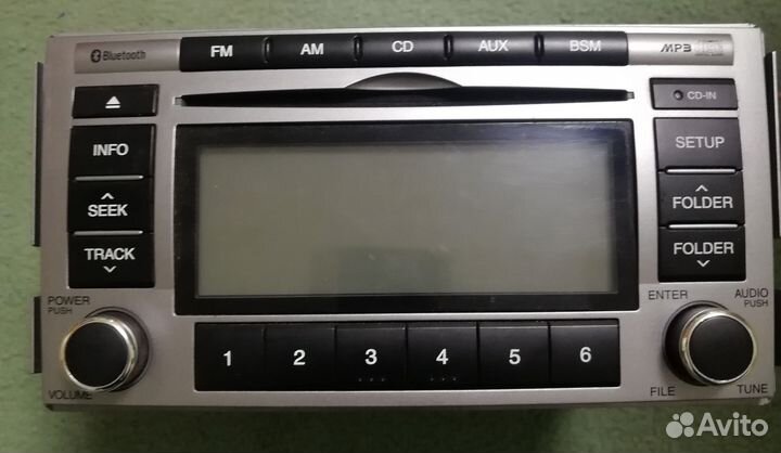 Штатная магнитола Hyundai Santa Fe