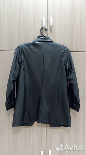 Пиджак кожаный