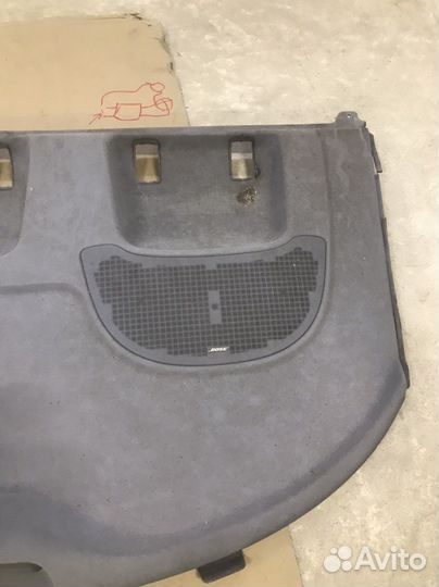 Полка задняя Mercedes W210 (3819)