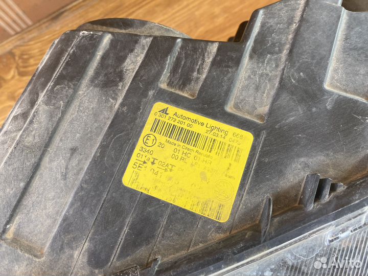 Фара левая Skoda octavia a7