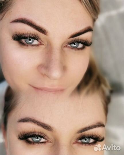 Перманентный макияж бровей