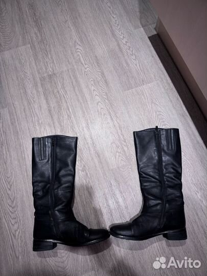 Сапоги женские натуральная кожа демисезонные р.38
