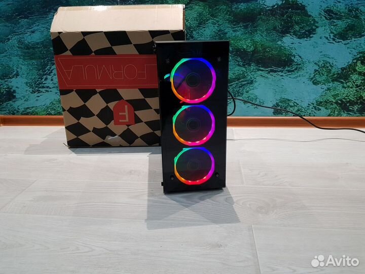 Мощный пк для любых игр в корпусе с подсветкой