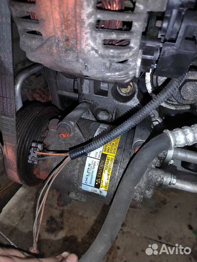 Компрессор кондиционера рено гранд сценик 2