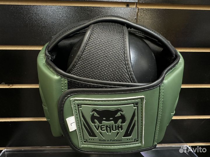 Боксерский шлем хаки