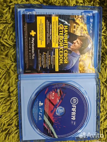 Диск fifa 19 на ps4