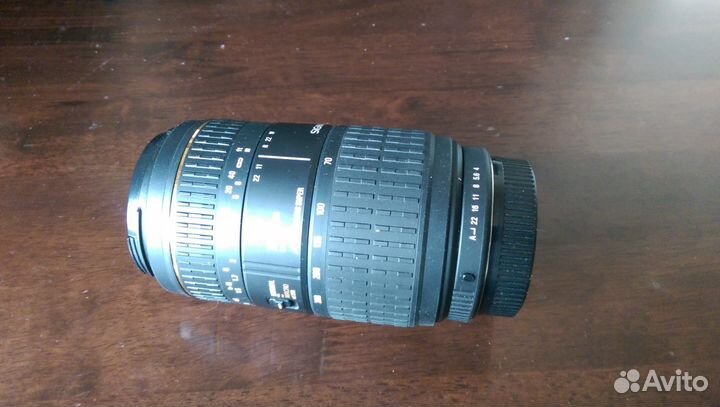 Объектив Sigma AF 70-300mm f/4-5.6 DG macro Canon