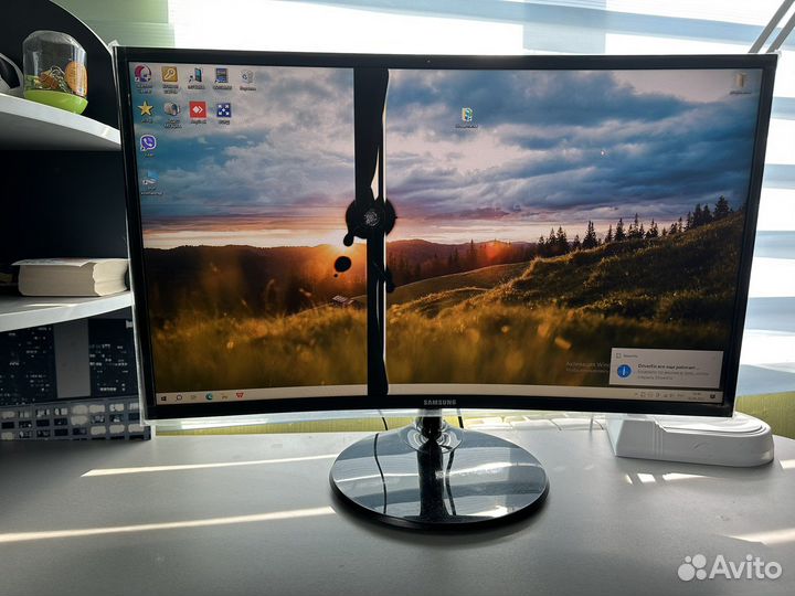 Монитор samsung 27 CF39 черный