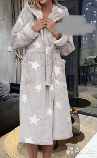 Халат махровый женский