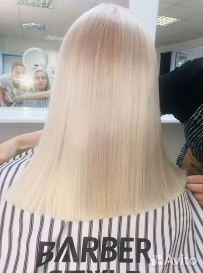 Кератиновое выпрямление волос