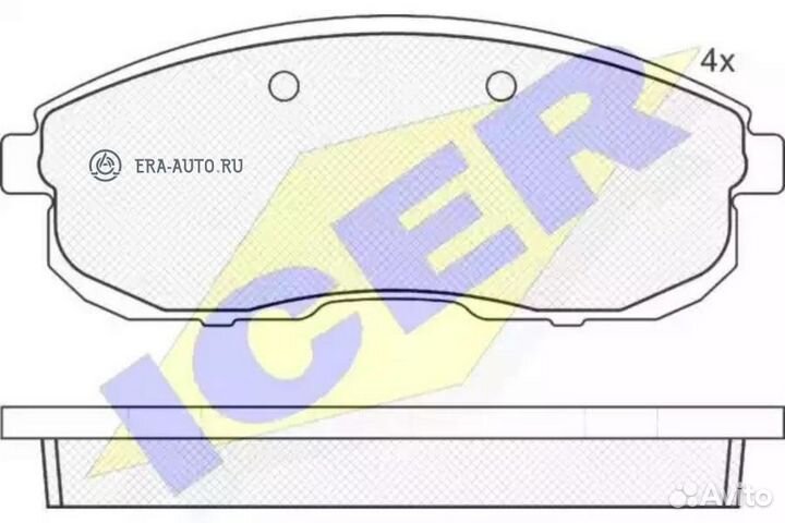 Icer 181100 Колодки торм
