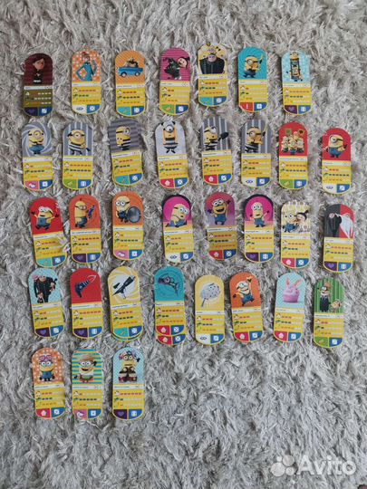 Карточки Миньонов, троллей и из Ленты