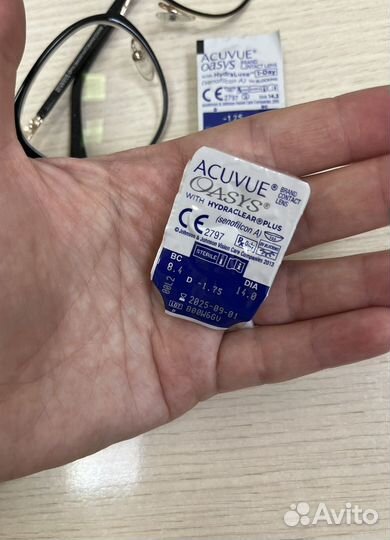 Линзы контактные Acuvue Oasys штучно