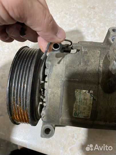 Компрессор кондиционера хала на priora