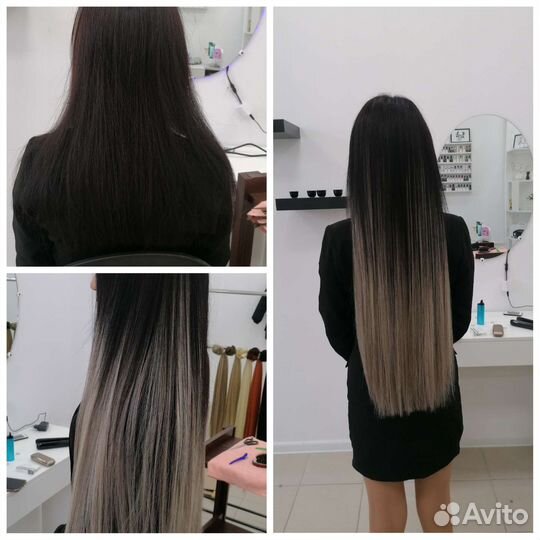 Наращивание биопротеиновых волос