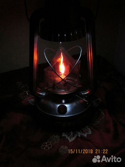 Винтажная настольная лампа, светильник