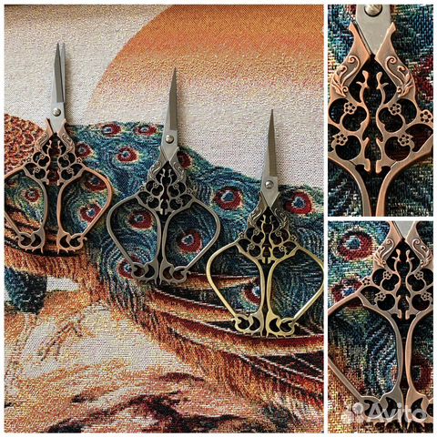 Ножницы ретро для рукоделия,вышивания Новые