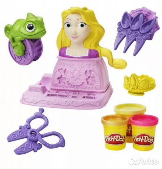 Play Doh Волосы Рапунцель