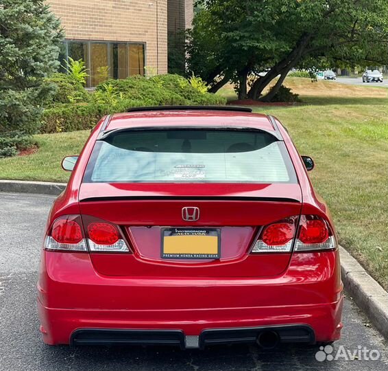 Лип спойлер Honda Civic 8 4D