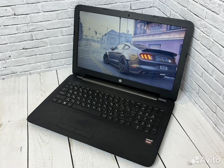 Игровой ноутбук HP SSD/4ядра/2gb видео/8gb