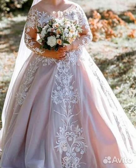 Свадебное платье 44-46 р