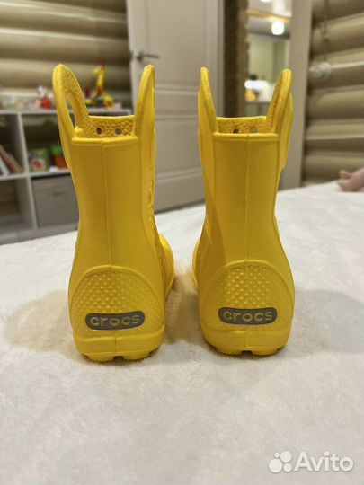 Резиновые сапоги crocs