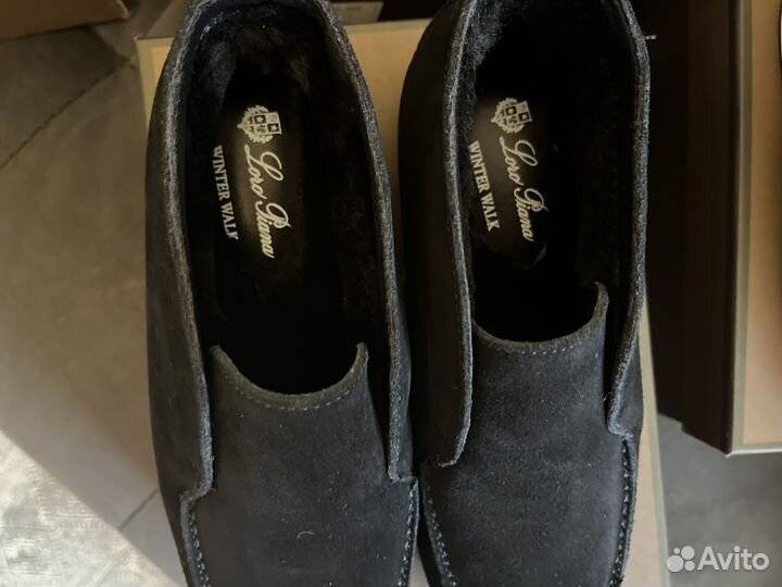 Лоферы loro piana высокие зимние