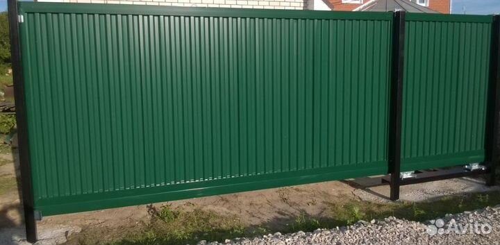 Забор из профлиста ,калитки качественно