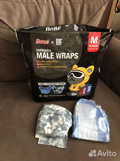 Памперсы для собак (для кобелей) Dono