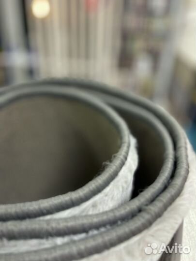 Декоративный ковер серый,розовый,кремовый