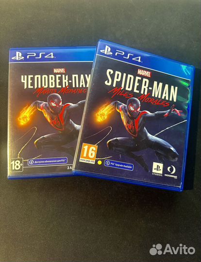 Человек Паук Майлз Моралес ps4