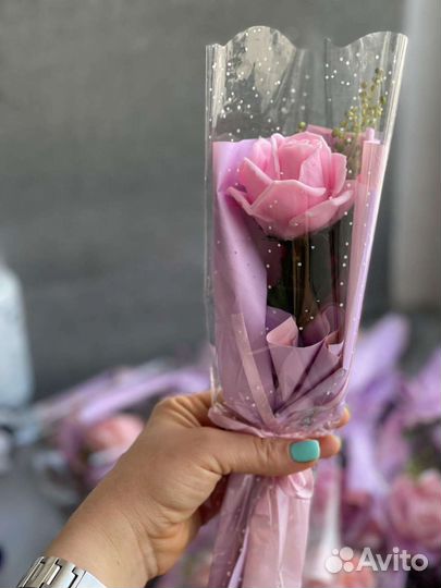 Розы из мыла на выпускной