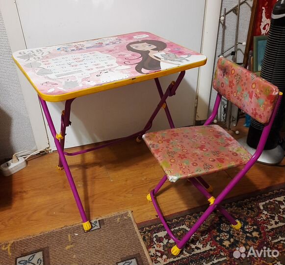 Стол стул детский складной