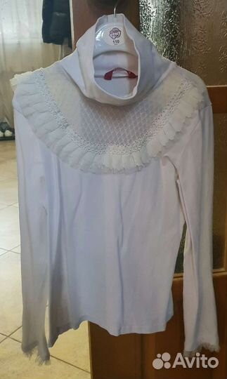 Блузка школьная для девочки 122-146