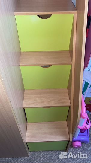 Кровать чердак со столом