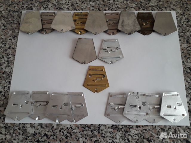 Пятиугольные наградные колодки