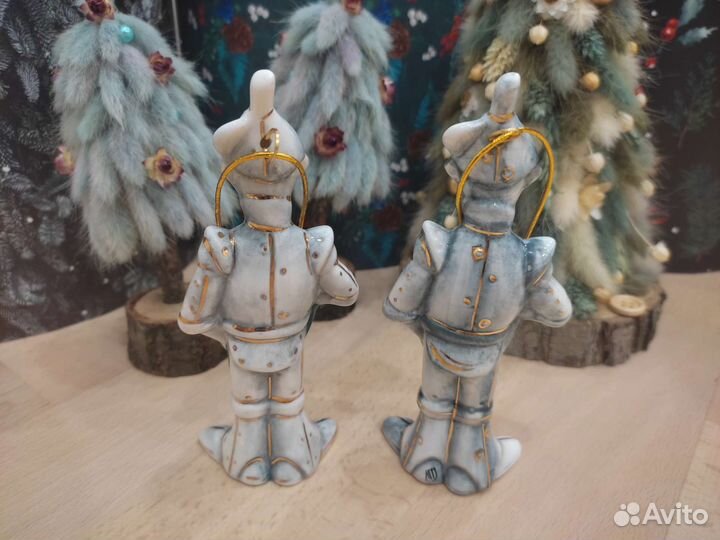 Лефортовский фарфор ёлочные игрушки