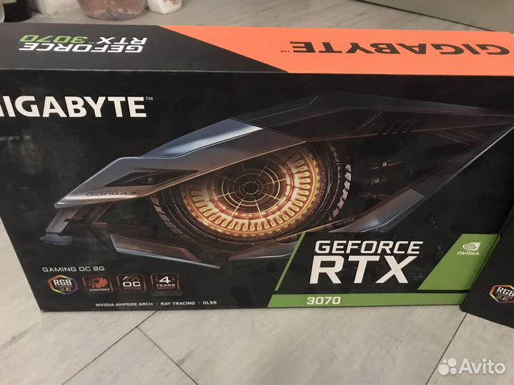 Gigabyte geforce rtx 3070 gaming OC и 3080 Aorus