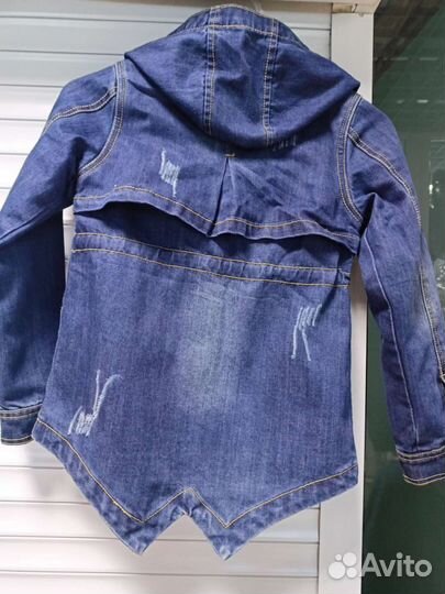 Джинсовая куртка для девочки 116