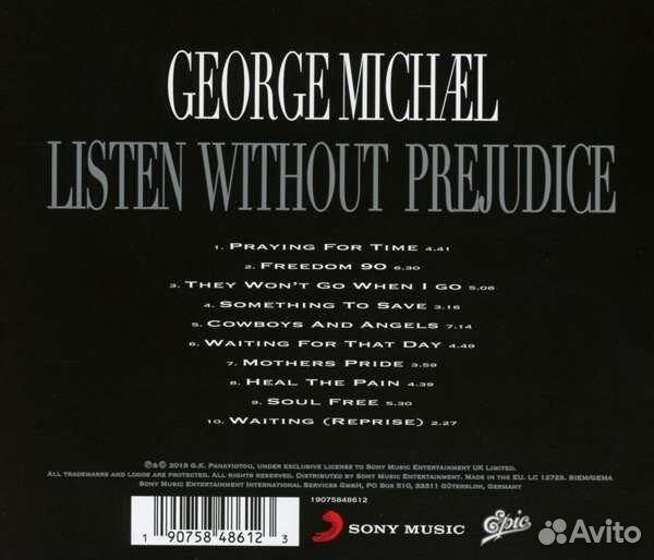 George Michael - Listen Without Prejudice Vol. 1 (1 CD)