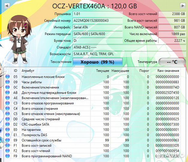 Ssd 120 и 256 gb