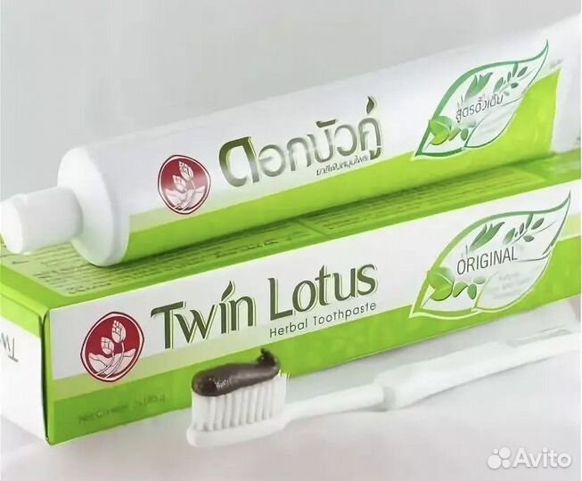 Зубная паста Twin Lotus Таиланд