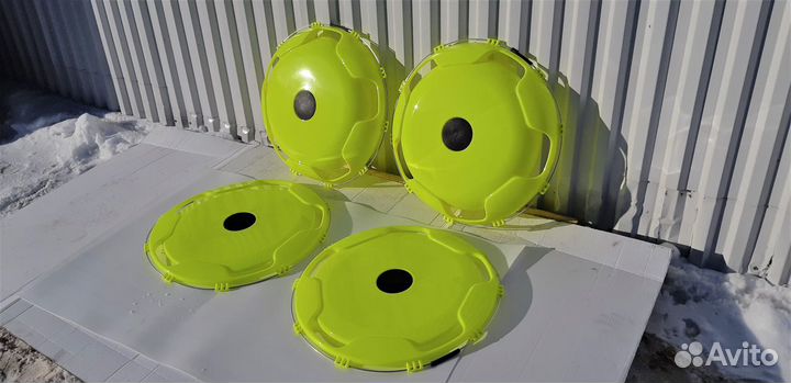Цвет Лимонный Колпаки 22.5 2задних + 2 задних