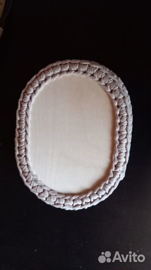 Корзина интерьерная из трикотажной пряжи