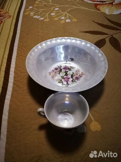 Винтажный фарфоровый сервиз СССР