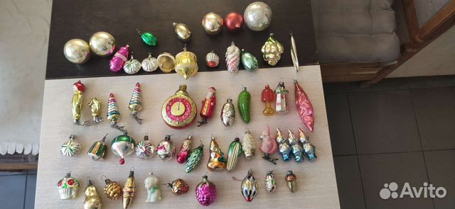 Елочные игрушки СССР советские