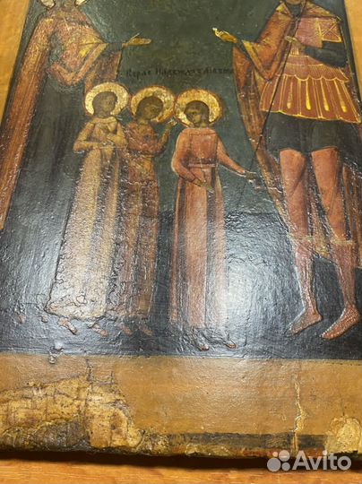 Икона середина 19 века Вера Надежда Любовь
