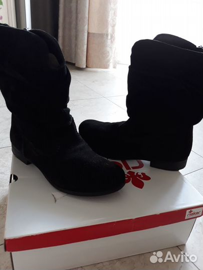 Сапоги замшевые размер 35-36